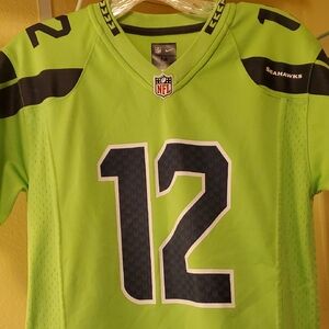 Womens Nike Seahawks Green Jersey Size Sm